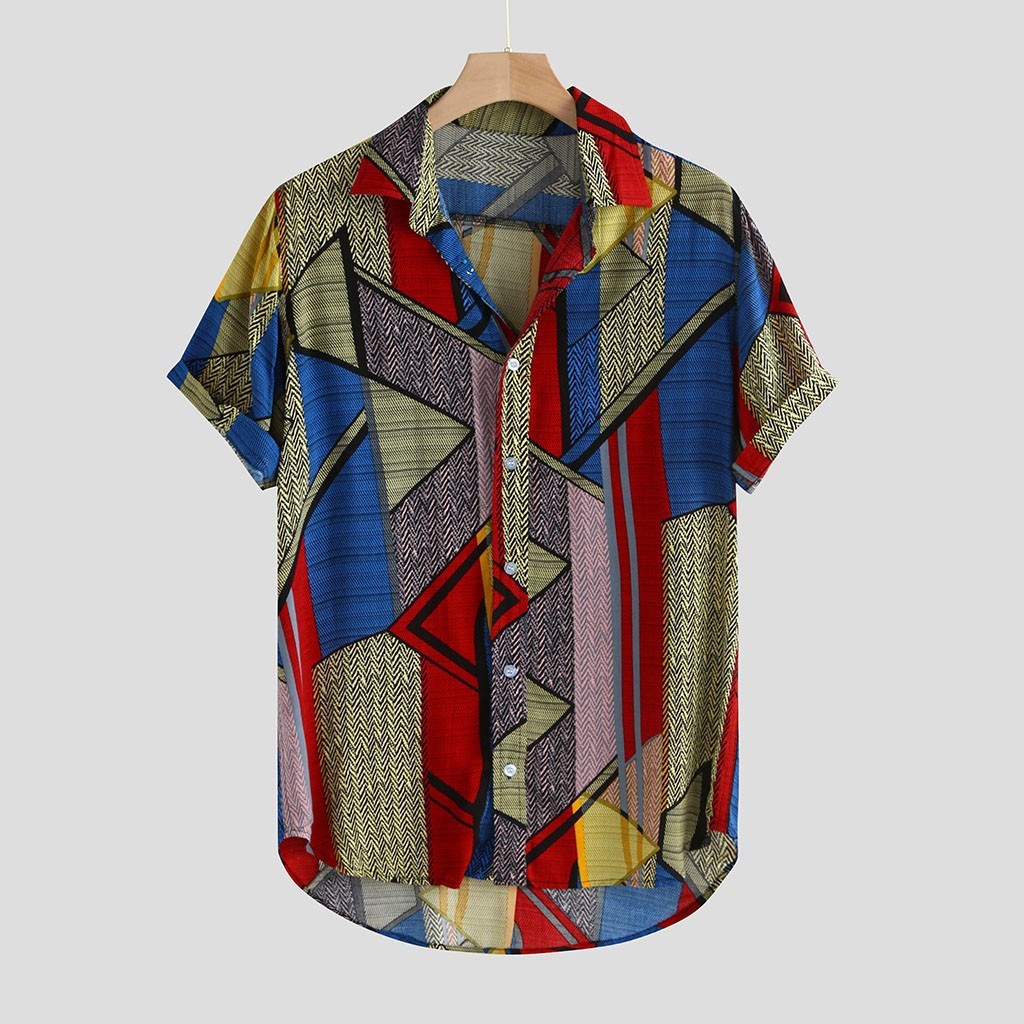 Hawaii Shirts Men Hip Hop Printing Shirts - Fastbizstore