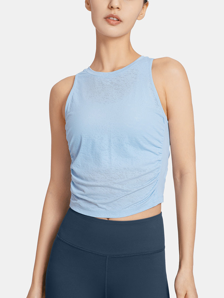 Sleeveless  Gym Training Women Blouse - Fastbizstore