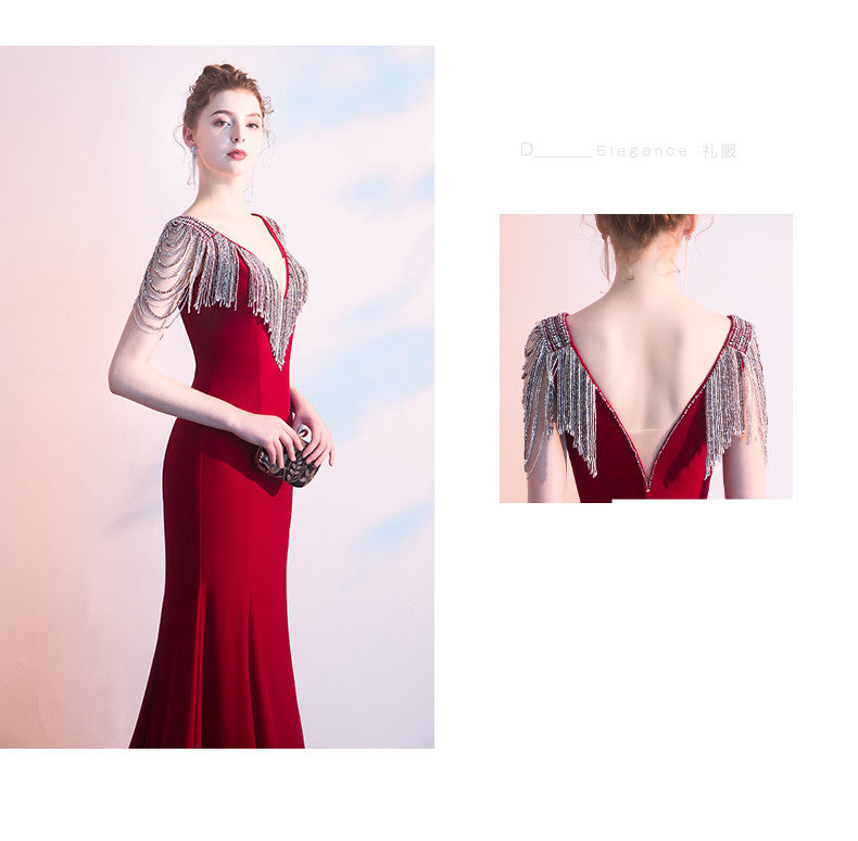 Red Dress Fishtail Tailing - Fastbizstore