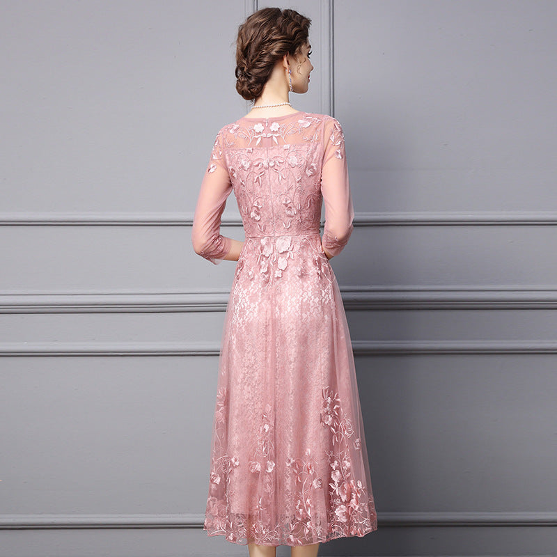 Formal Occasion Diamond Long Dress - Fastbizstore